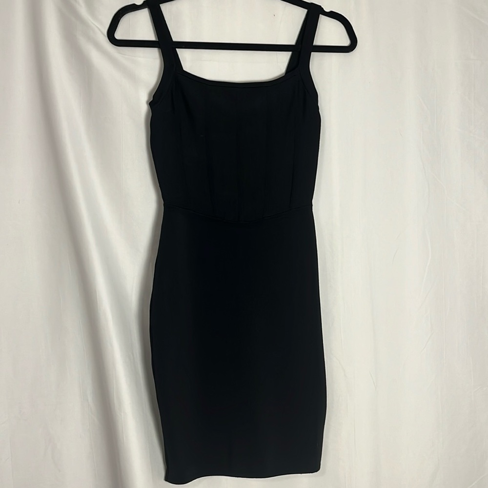 NWOT Guess mini dress with corset detail.